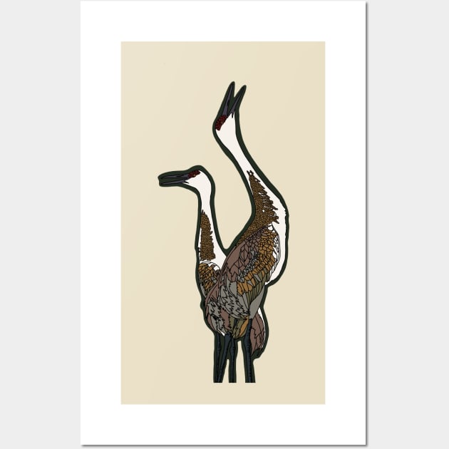 Sandhill Cranes Wall Art by Forest Press Co